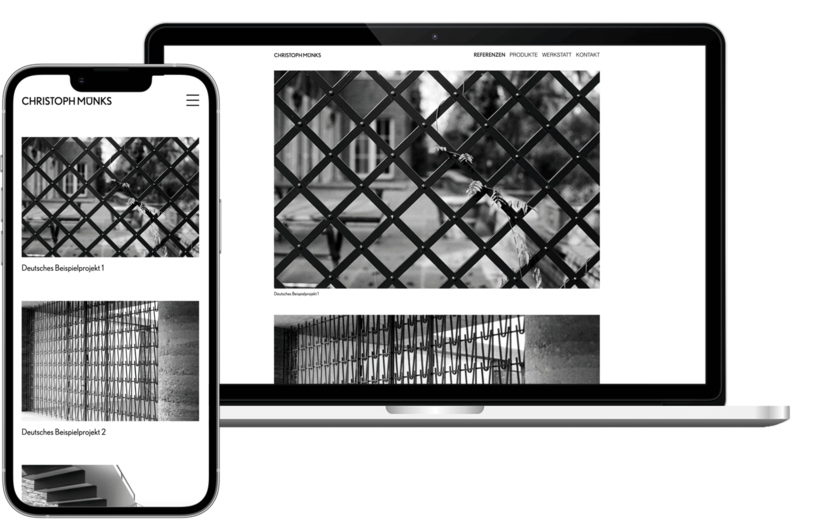 Portfolio project screenshots